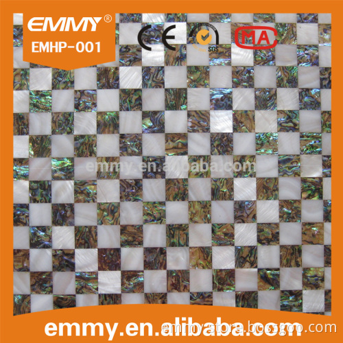 China wholesale square mixed freshwater with paua raw mother of pearl shells